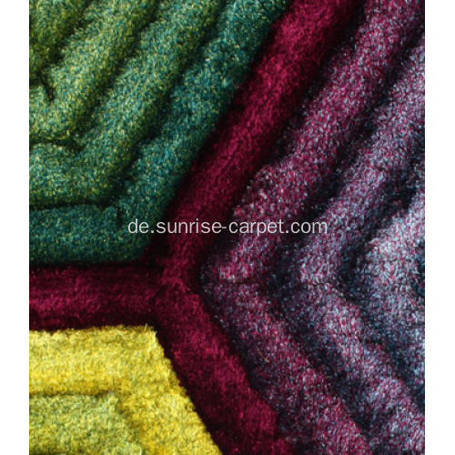 shaggy Teppich aus Polyester beliebte 3D design